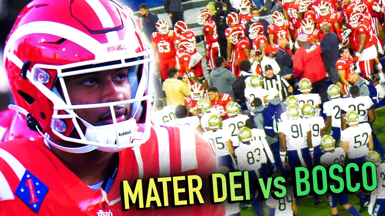 #1 MATER DEI VS #2 ST JOHN BOSCO "CHAMPIONSHIP" RIVALRY GAME FOR KING ...