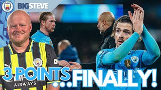 MANCHESTER CITY WIN...AT LAST! MAN CITY 3 - 0 NOTTINGHAM FOREST MATCH REACTION