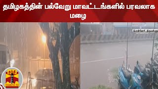 தமிழகத்தின் பல்வேறு மாவட்டங்களில் பரவலாக மழை | MET | Rain