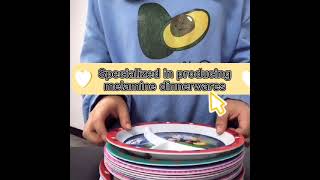 Disney Melamine kids plate, 21.5cm melamine divided plate, section dishes for baby, children plates