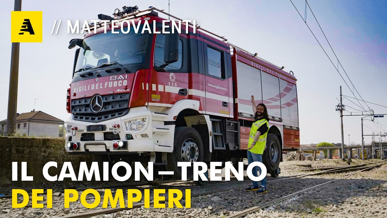 Come Si Guida Il CAMION-TRENO Dei POMPIERI? Tutti I SEGRETI Del ...