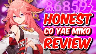 IS YAE MIKO GOOD?! Honest C0 Yae Miko Review [Damage Showcase & Yae Miko Build] Genshin Impact 2.5
