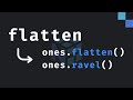 9: How to flatten and ravel arrays in NumPy