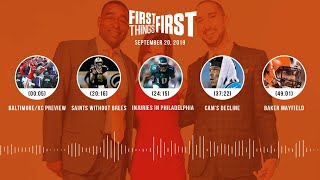 First Things First Audio Podcast (9.20.19)Cris Carter, Nick Wright, Jenna Wolfe | FIRST THINGS FIRST