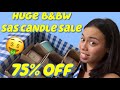 HUGE BATH AND BODYWORKS HAUL | SEMI-ANNUAL SALE | 75% OFF CANDLES