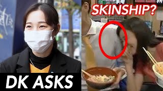 What Koreans Think of  Skinship (touching, Kpop idols)