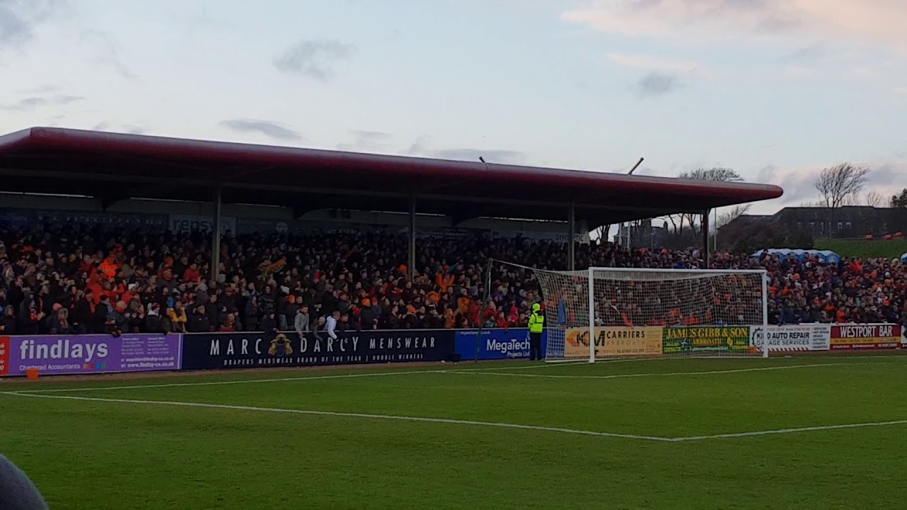 Arbroath Vs Dundee United 14/12/19 Stanton Goal - YouTube