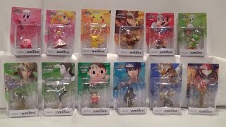 Amiibo Super Smash Bros. Wave 1 Unboxing/Review