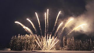 【2025】えちごかわぐち雪洞火ぼたる祭「雪上ミュージックスターマイン」【Echigo-Kawaguchi Snow Light Festival Fireworks】