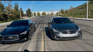 STOCK INFINITI G37 VS TUNED INFINITI Q60