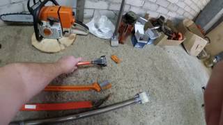 Валочная лопатка для леса из титана/ titan Tree Felling Lever