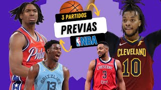 PREVIAS partidos NBA | 24.01.2025 | #82 EL PEOR RIVAL PARA LOS SIXERS; GRIZZLIES Y PELICANS EN RACHA