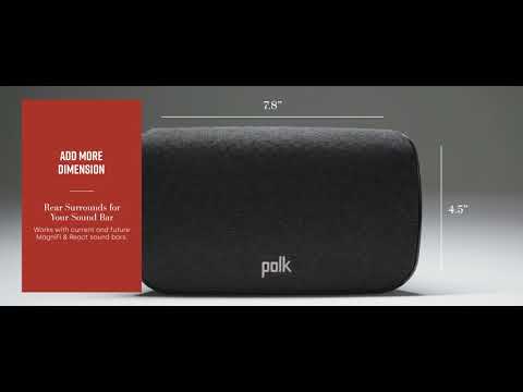 Introducing SR2 Wireless Surrounds – Wireless surround speakers for select Polk soundbars