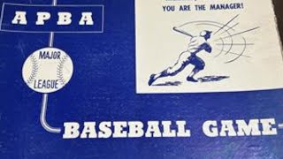 I've Got The APBA Baseball Squeeze Bunt Blues