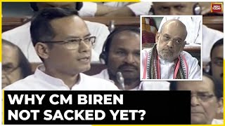 Double Engine Failed In Manipur Says Congress’s Gaurav Gogoi Attacks PM Over Manipur | Watch