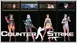 Evolution of Counter Strike Online Female All Characters in CSO