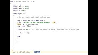 How to create and display a Linked List in C programming