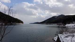 [자연] 겨울 저수지 \u0026 폭포 winter lake \u0026 fall