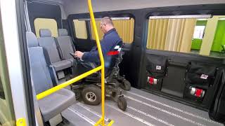 Large Power Wheelchair in P4 Wheelchair Van | MoveMobility