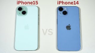 Apple iPhone 15 vs iPhone 14 Speed Test and Camera Comparison