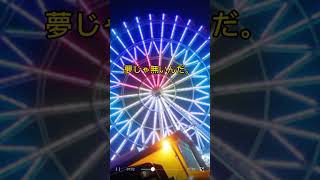 刈谷のハイウェイオアシス観覧車ライトアップを楽しみながら聞いてくださいね♡ディズニーアラジンより、アホニューワールド、です。