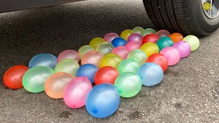 Experiment Car vs Water Balloons vs Cola vs Mentos | Crushing Crunchy & Soft Things by Car | Test S
