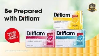 Difflam Anti-inflammatory Anti-Bacterial Lozenges. Unlike other Lozenges