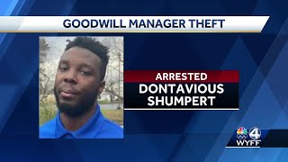 Goodwill manager arrested after caught stealing from AT\u0026T in Laurens, South Carolina, police say