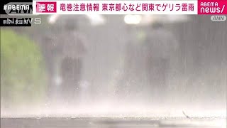【速報】たたきつける雨・・・関東各地でゲリラ雷雨(2022年6月3日)