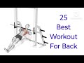 25 Best Workout For Back l Mohit Fitness