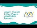 Bioinformatics: Alignio Clustalw Python Wrapper | BioCode Ltd