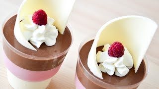 Десерт ДВА шоколада + МАЛИНА ☆ Two Chocolates and Raspberries Dessert