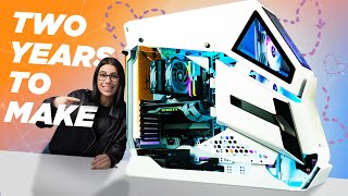 @Liessshy Builds Her First EVER Gaming PC - All White AH T600 Snow Edition