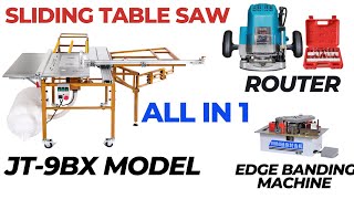 Precision Woodworking Made Easy: Our Sliding Table Saw, Edge Binding & Router Combo
