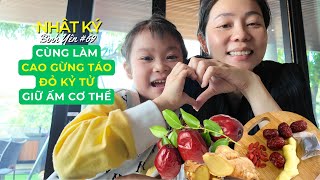 NHATKYBINHYEN#69 - MẸ THƯƠNG TẶNG S25 ULTRA - THẢO BỐNG VÀO BẾP LÀM CAO GỪNG TÁO ĐỎ KỶ TẶNG MẸ