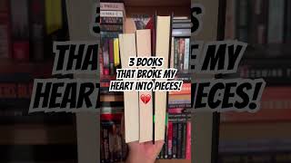 3 books that broke my heart into pieces. But they are also my favorites. #books #booktube #reading