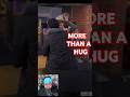 Michael Gives Meagan Good a BIG HUG in front of Jonathan Majors