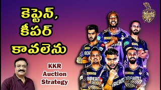 KKR auction strategy: కెప్టెన్, కీపర్ కావలెను/ #kolkataknightriders / #iplauction2024 / #kkr