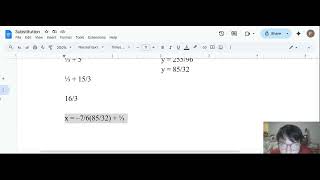 How To Use Substitution With 3 Variables.