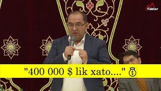 400 ming dollarlik xato