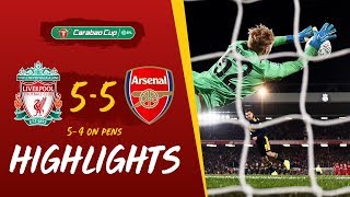 Liverpool 5-5 Arsenal (5-4 on penalties) Reds win dramatic 10-goal thriller | Highlights