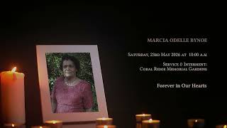In Loving Memory of MARCIA ODELLE BYNOE - Obituary