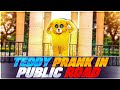 Teddy Prank In Public Road  😂🤣 | Dasu Teddy #shorts