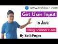 Scanner Class in Java | user input in java | Scanner class methods in java