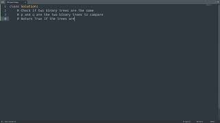 Leetcode 100. Same Tree in Python | Python Leetcode | Python Coding Tutorial | Python Coding ASMR