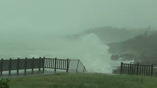 台風19号 海岸の様子 2014.10.11 沖縄