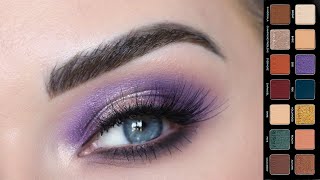 Purple Halo Eye Makeup Tutorial | Sigma x Angela Bright Eyeshadow Palette
