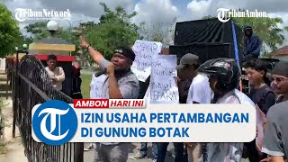 Mahasiswa Turun Jalan Desak Percepat Izin Usaha Pertambangan di Gunung Botak