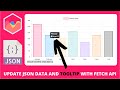 Update JSON Data and Tooltip with Fetch API in Chartjs