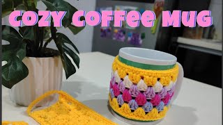 How To Crochet Cozy Coffee Mug ‼️| Tutorial | Step By Step | VEE CRAFT